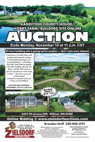 Image for Kandiyohi County House/ Hobby Farm/Building Site Online Auction