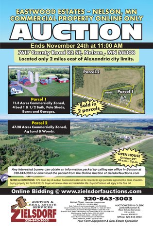 Image for Eastwood Estates Nelson MN - Commercial Property Online Only Auction