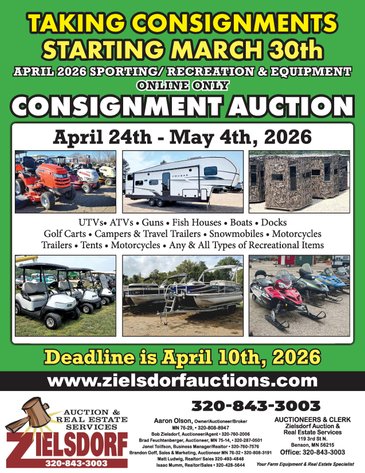Image for April 2026 Sporting / Recreation & Equipment Online Only Consignment Auction