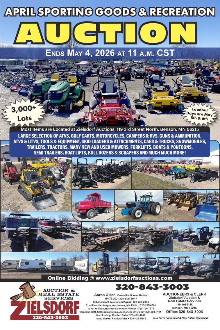 Image for April 2026 Sporting / Recreation & Equipment Online Only Consignment Auction