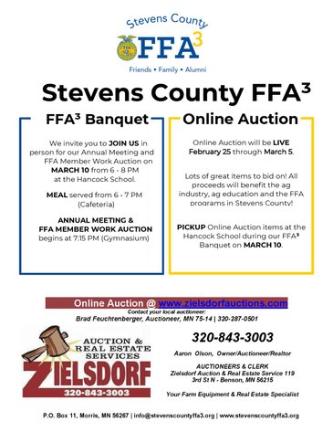 Image for Stevens County FFA³ Online Auction 2026