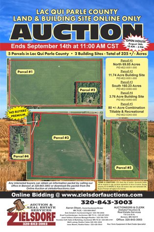Image for Lac Qui Parle County Land & Building Site Online Only Auction
