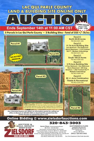 Image for Lac Qui Parle County Land & Building Site Online Only Auction