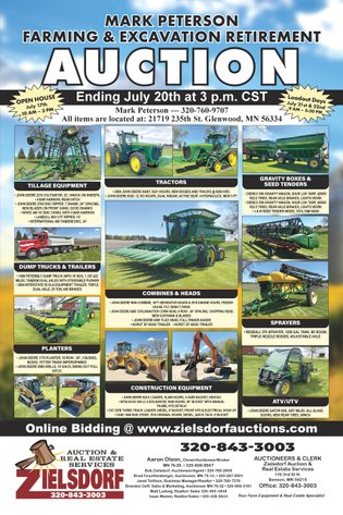 Image for Mark Peterson Farming & Excavation Retirement Online Only Auction