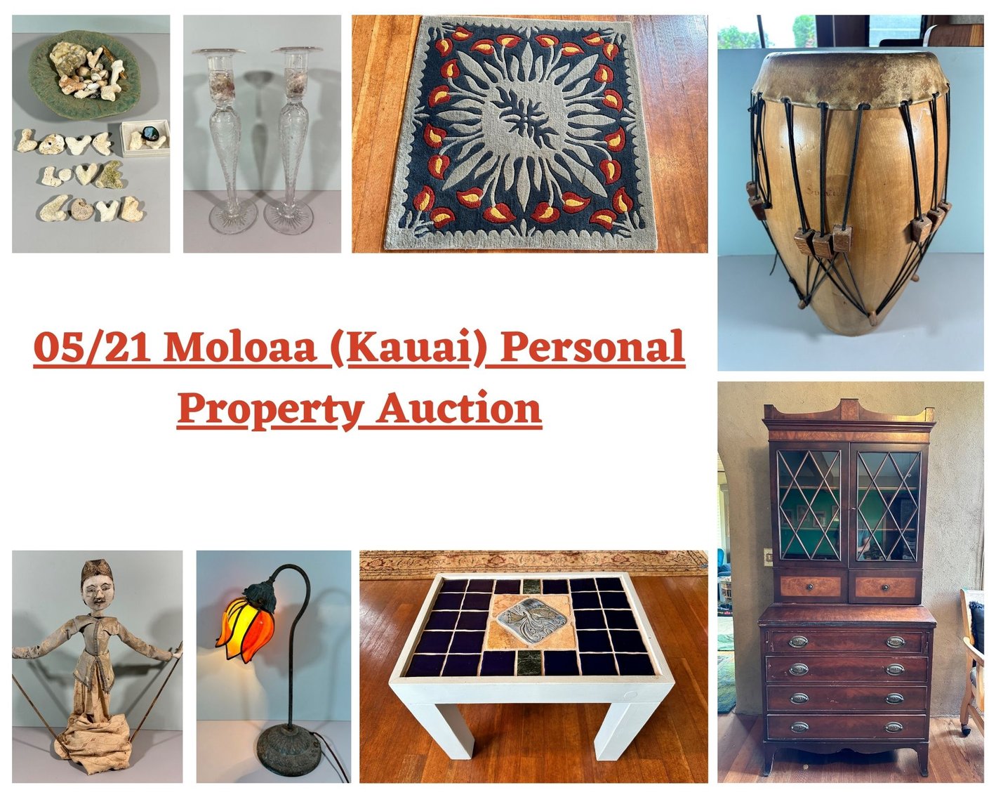 Image for 05/21 Moloaa (Kauai) Personal Property Auction