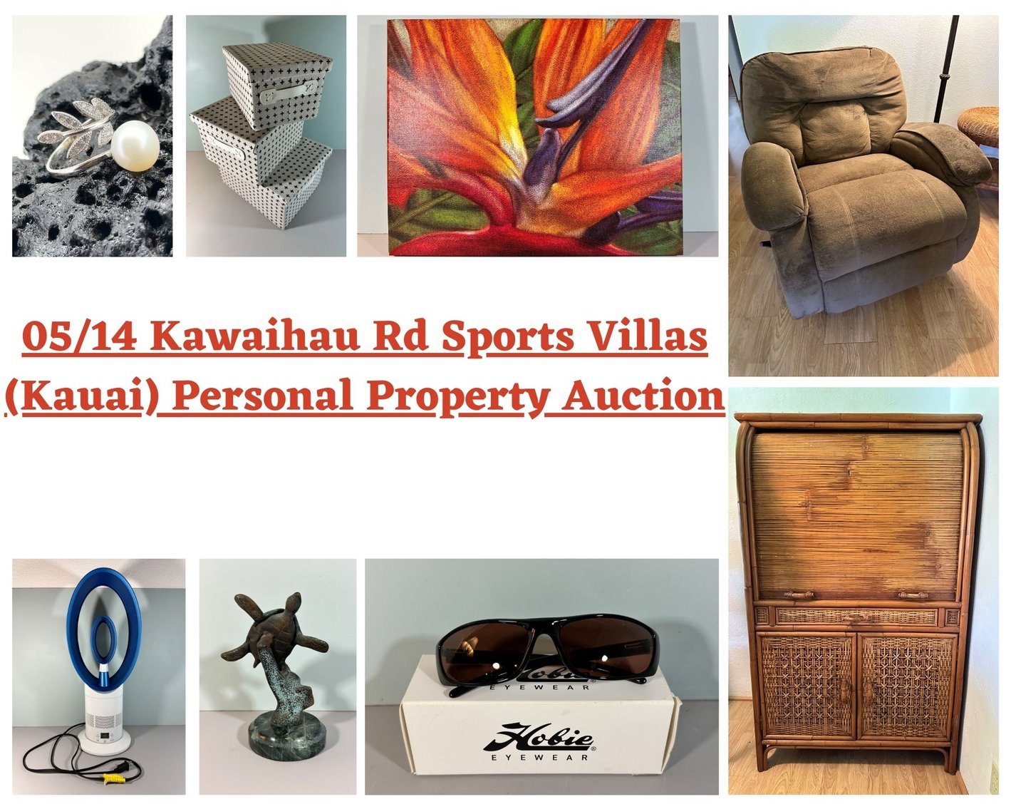 Image for 05/14 Kawaihau Rd Sports Villas (Kauai) Personal Property Auction