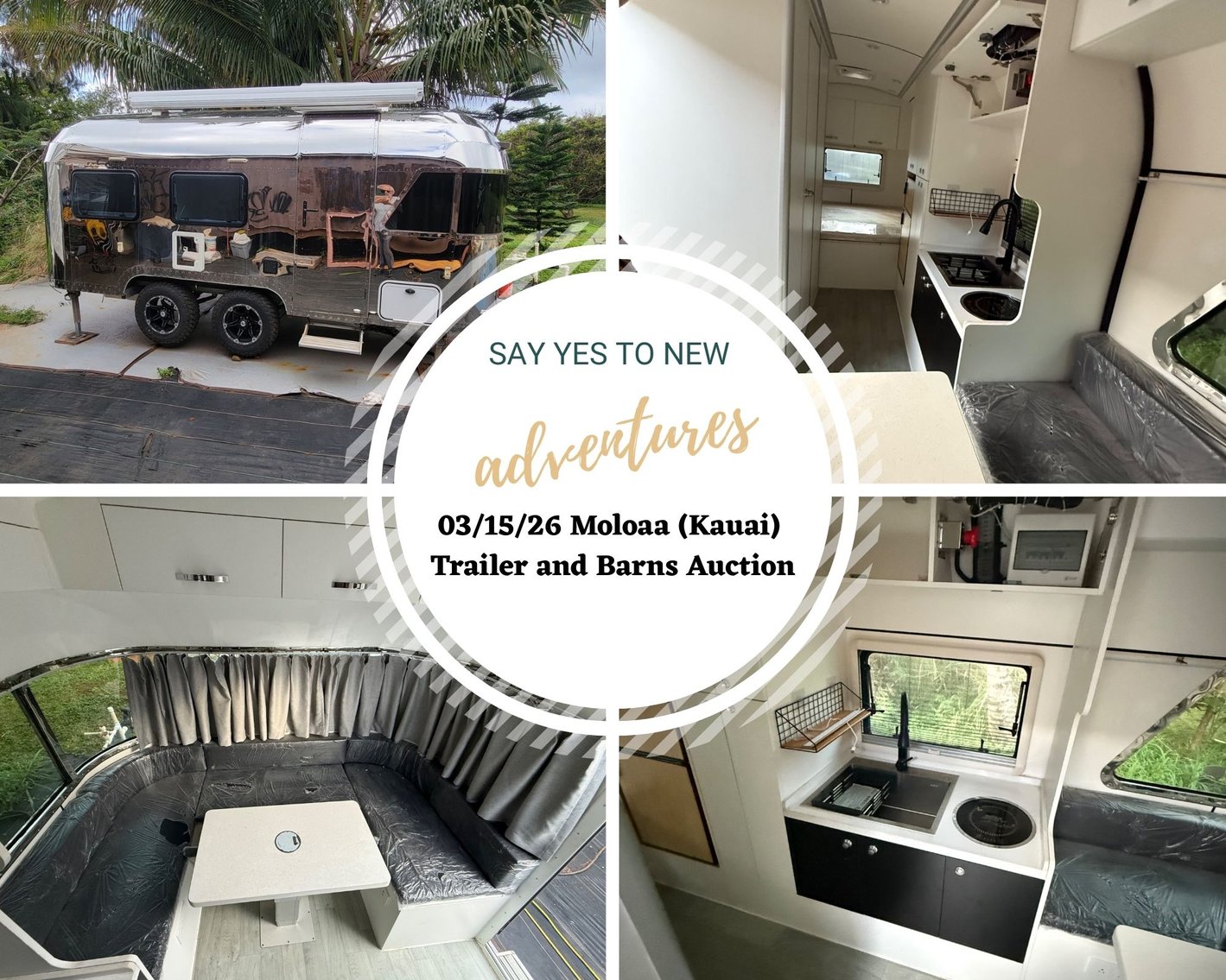 Image for 03/15/26 Moloaa (KAUAI) Trailer and Barns Auction