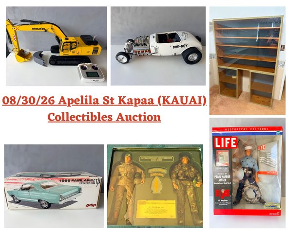 Image for 08/30/26 Apelila St Kapaa (KAUAI) Collectibles Auction