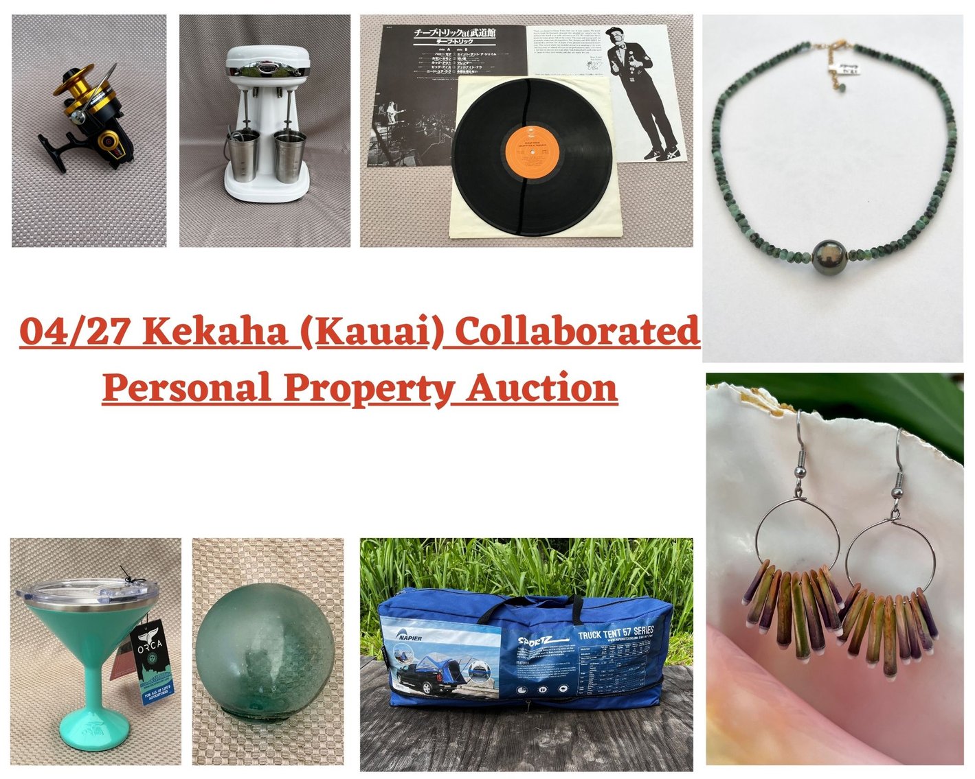 Image for 04/27 Kekaha (Kauai) Collaborated Personal Property Auction