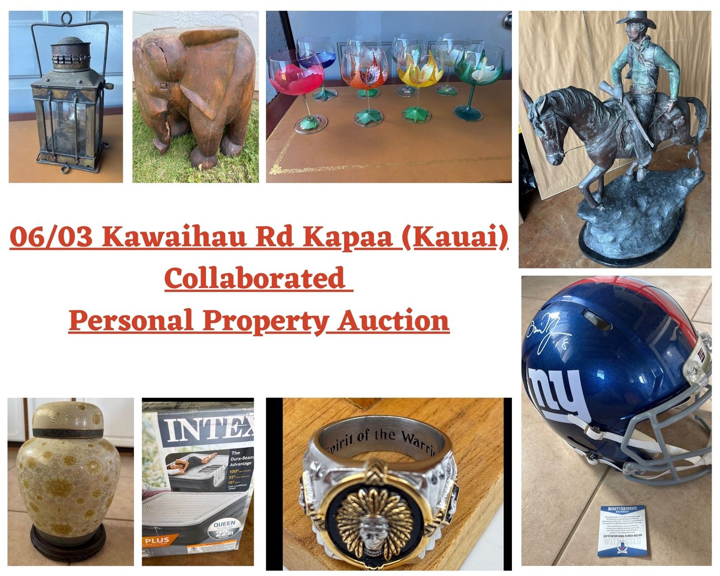 Image for 06/03 Kawaihau Rd Kapaa (Kauai) Collaborated Personal Property Auction