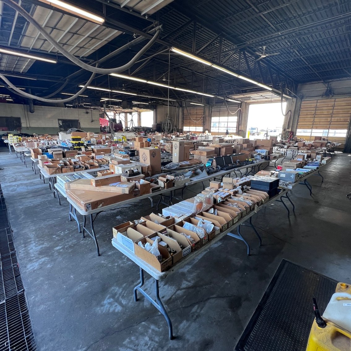 Image for Inventory Reduction & Moving LIVE Auction for Larsen International, LLC featuring Truck Parts, Shelving, Shop Equipment & More