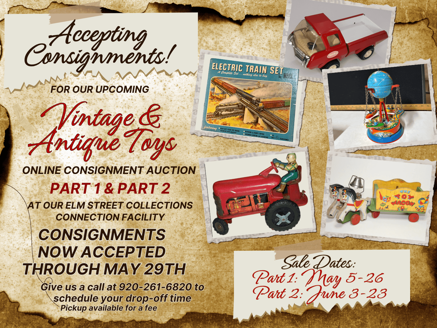 Image for Accepting VINTAGE & ANTIQUE TOY Consignments