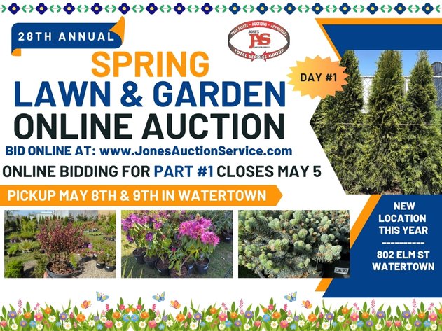 Image for Day 1 - 28th Annual Spring Lawn & Garden Online Consignment Auction