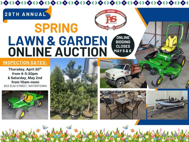 Image for Day 1 - 28th Annual Spring Lawn & Garden Online Consignment Auction