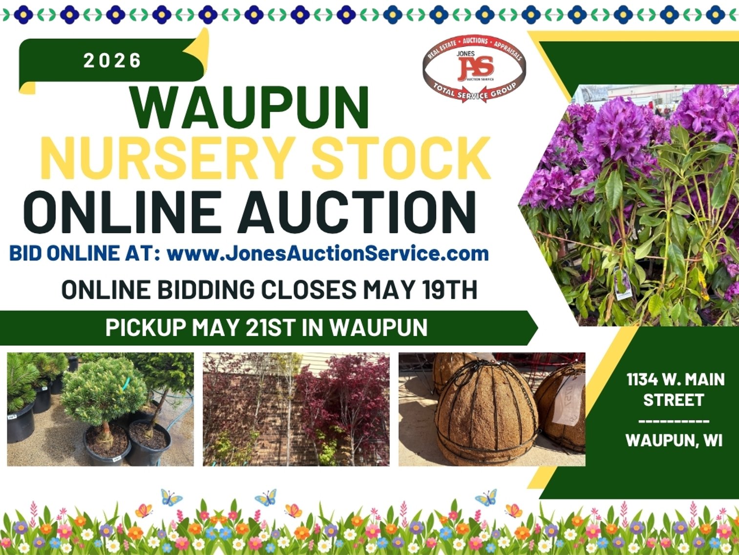 Image for 2026 Waupun Nursery Stock Online Auction