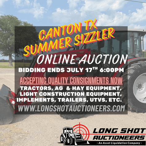 Image for Canton Tx Summer 2025 Online Equipment Auction