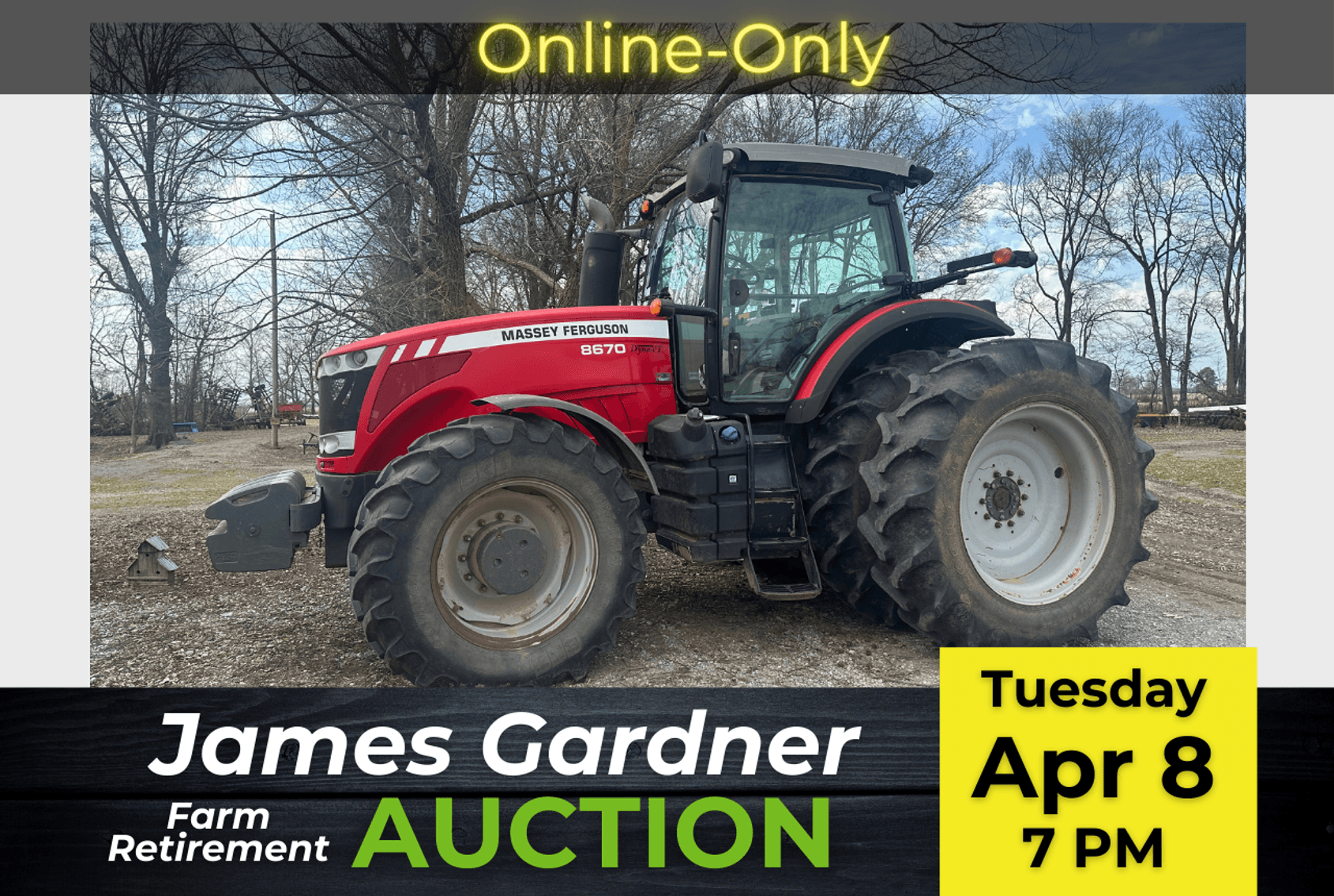 Image for James Gardner Farm Retirement Auction