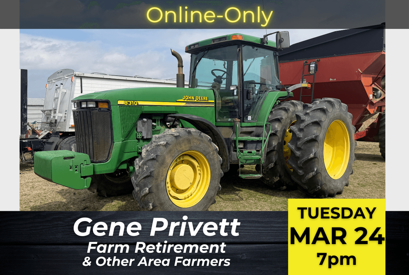 Image for Gene Privett  Farm Retirement (+other area farmers)