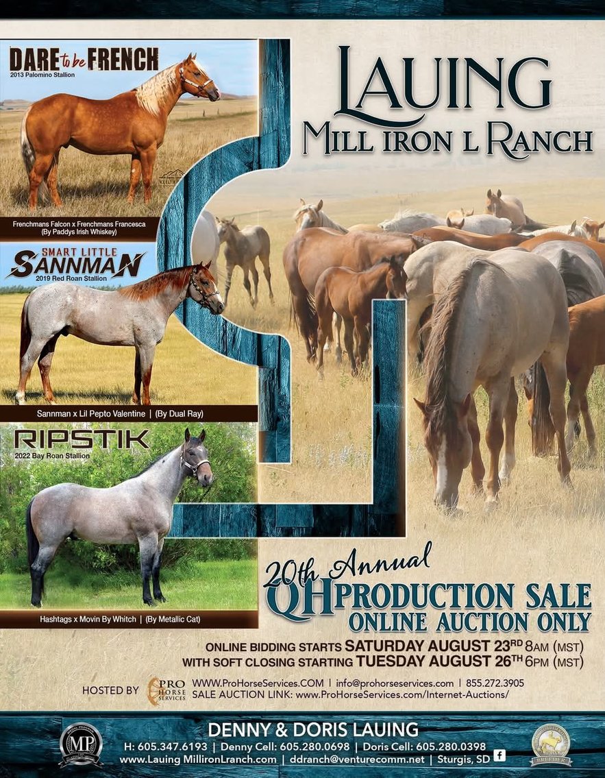 Image for 20th Annual Lauing Milliron L Ranch QH Production Sale