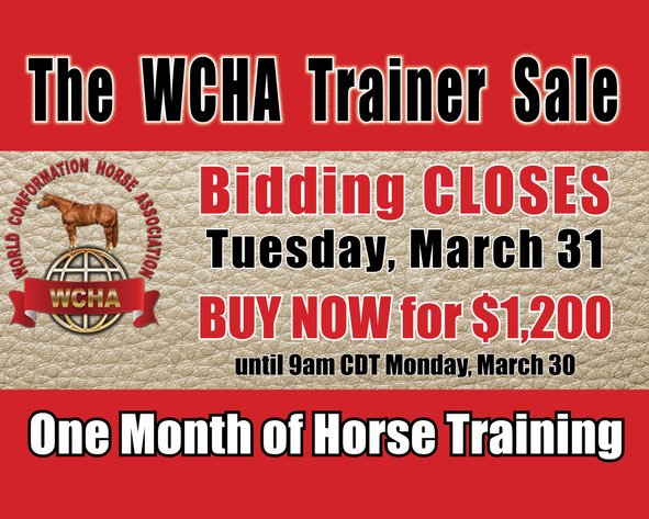 Image for 2026 WCHA Trainer Sale