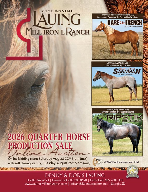 Image for 21st Annual Lauing Mill Iron L Ranch Production Sale