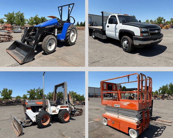 June Heavy Equipment Vehicles & Appliances (Online Only, No Onsite Bidding)