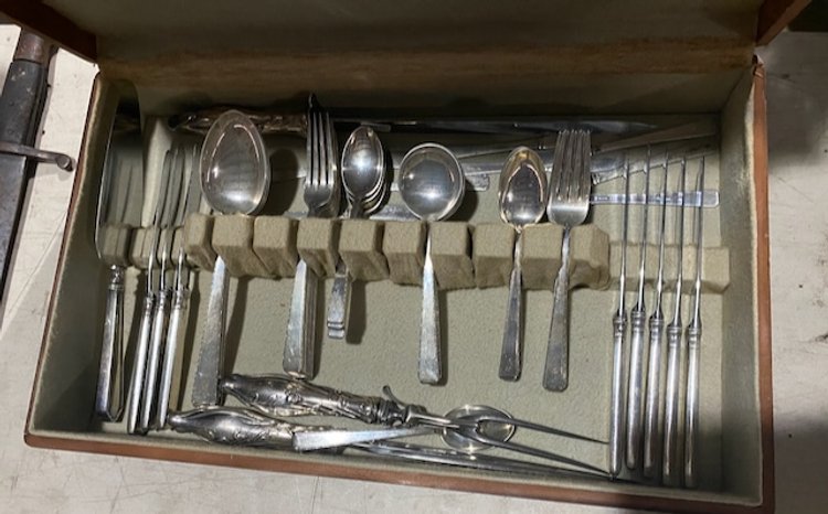 Image for Four Sets of Sterling Silver Flatware, Ryobi Tools, Camping and Cook-out Items, Quality Household Items, Tools and More