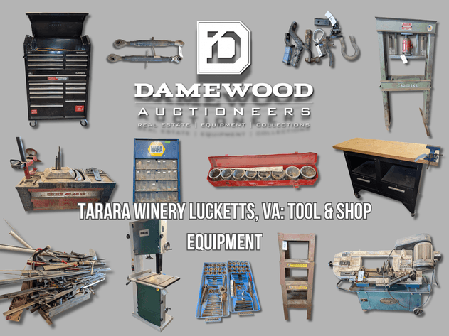 Image for Tool & Shop Equipment - Session 1 - Tarara Winery of Lucketts, VA - Bid Online or In-Person