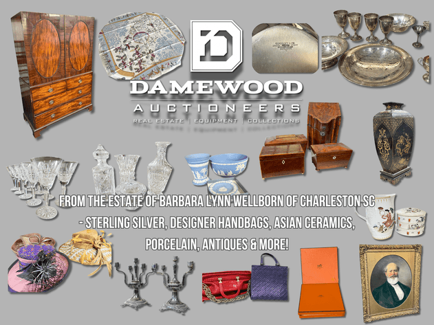 Image for From the Estate of Barbara Lynn Wellborn of Charleston SC - Sterling Silver, Designer Handbags, Asian Ceramics, Porcelain, Antiques & More! - Virtual Auction