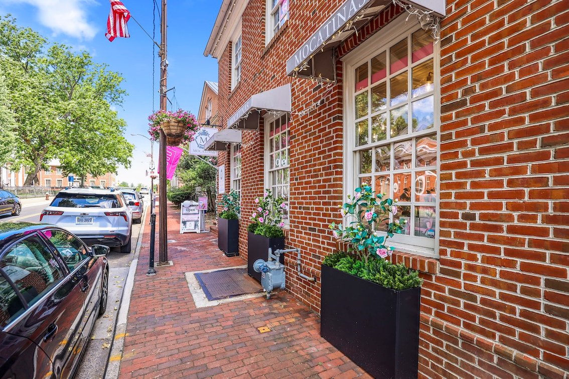 Image for Rare Downtown Leesburg, VA Opportunity! 3 Attached Buildings with 13 Parking Spaces on E. Market St. Across from the Historic Courthouse — Selling as a Single Offering!!