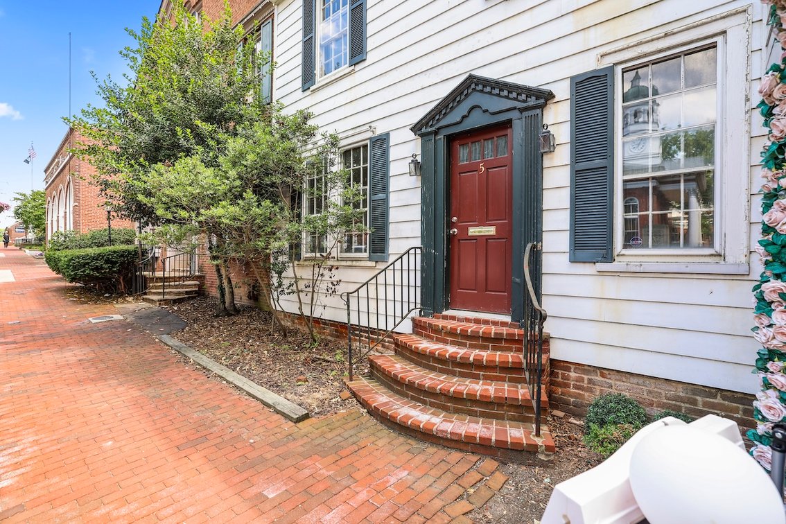Image for Rare Downtown Leesburg, VA Opportunity! 3 Attached Buildings with 13 Parking Spaces on E. Market St. Across from the Historic Courthouse — Selling as a Single Offering!!
