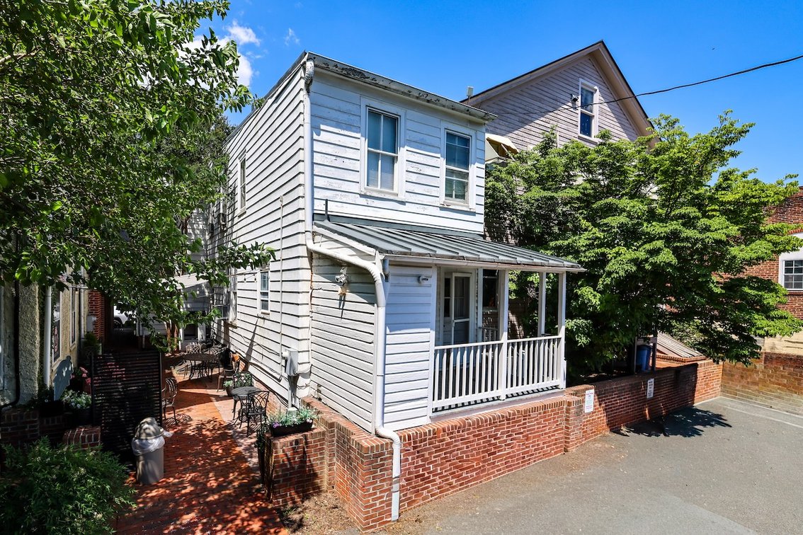 Image for Rare Downtown Leesburg, VA Opportunity! 3 Attached Buildings with 13 Parking Spaces on E. Market St. Across from the Historic Courthouse — Selling as a Single Offering!!
