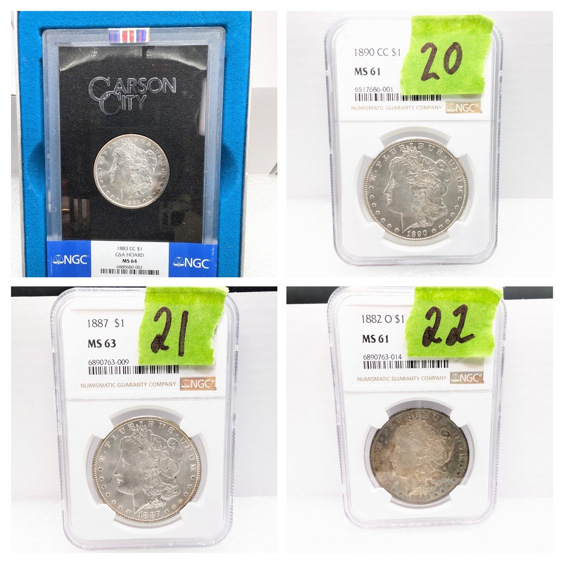 Image for Gold Coins, Morgan Silver Dollars, Peace Dollars, US Silver Coins, Sterling Silver, Vintage Lunch Boxes & Loudoun County Ledgers! - Virtual Auction - No In-Person Bidding