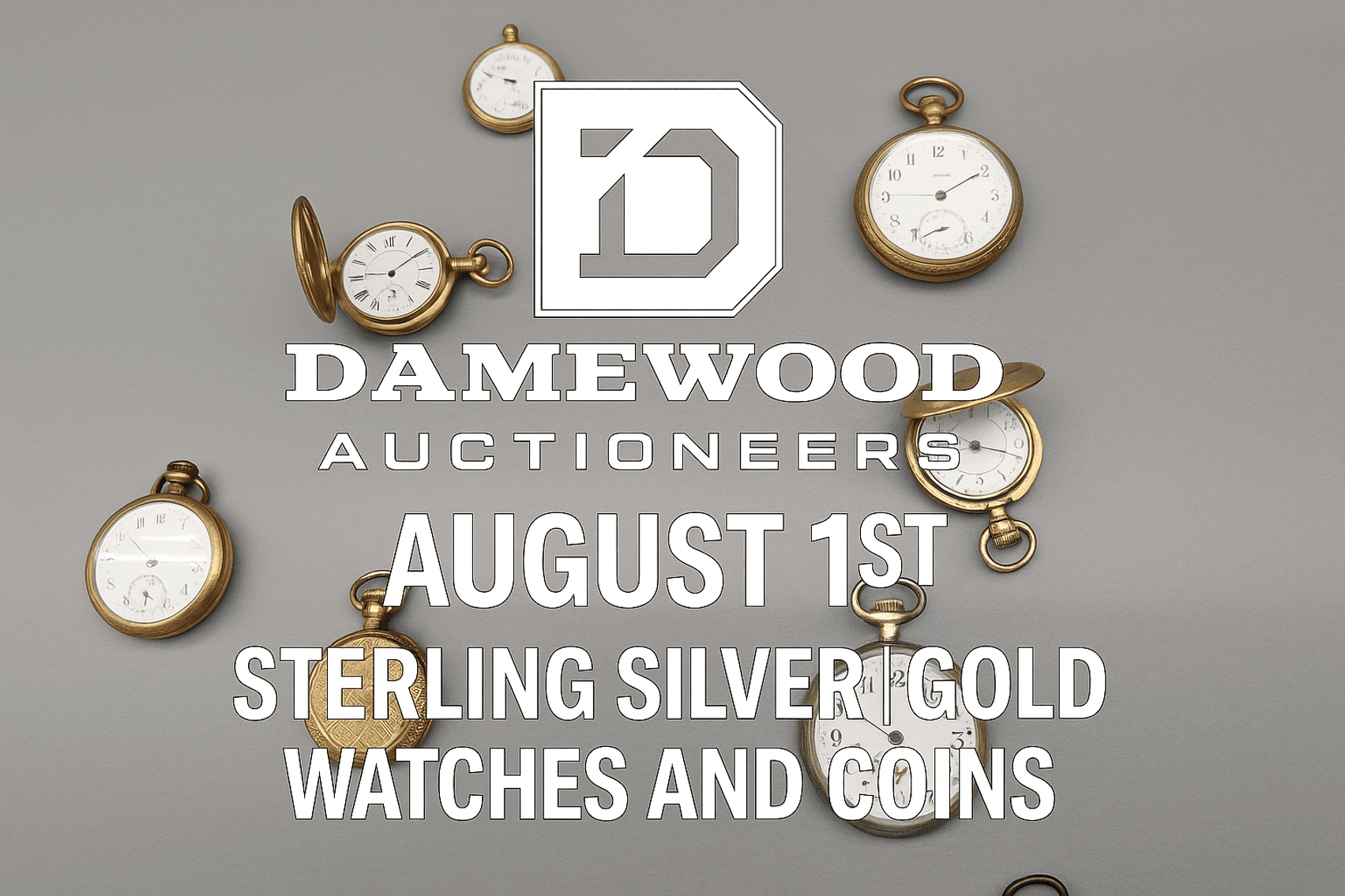 Image for Gold Pocket Watches, Sterling Silver, US & Foreign Silver Coins - William C. Whitmore Estate - Virtual Auction - No In-Person Bidding
