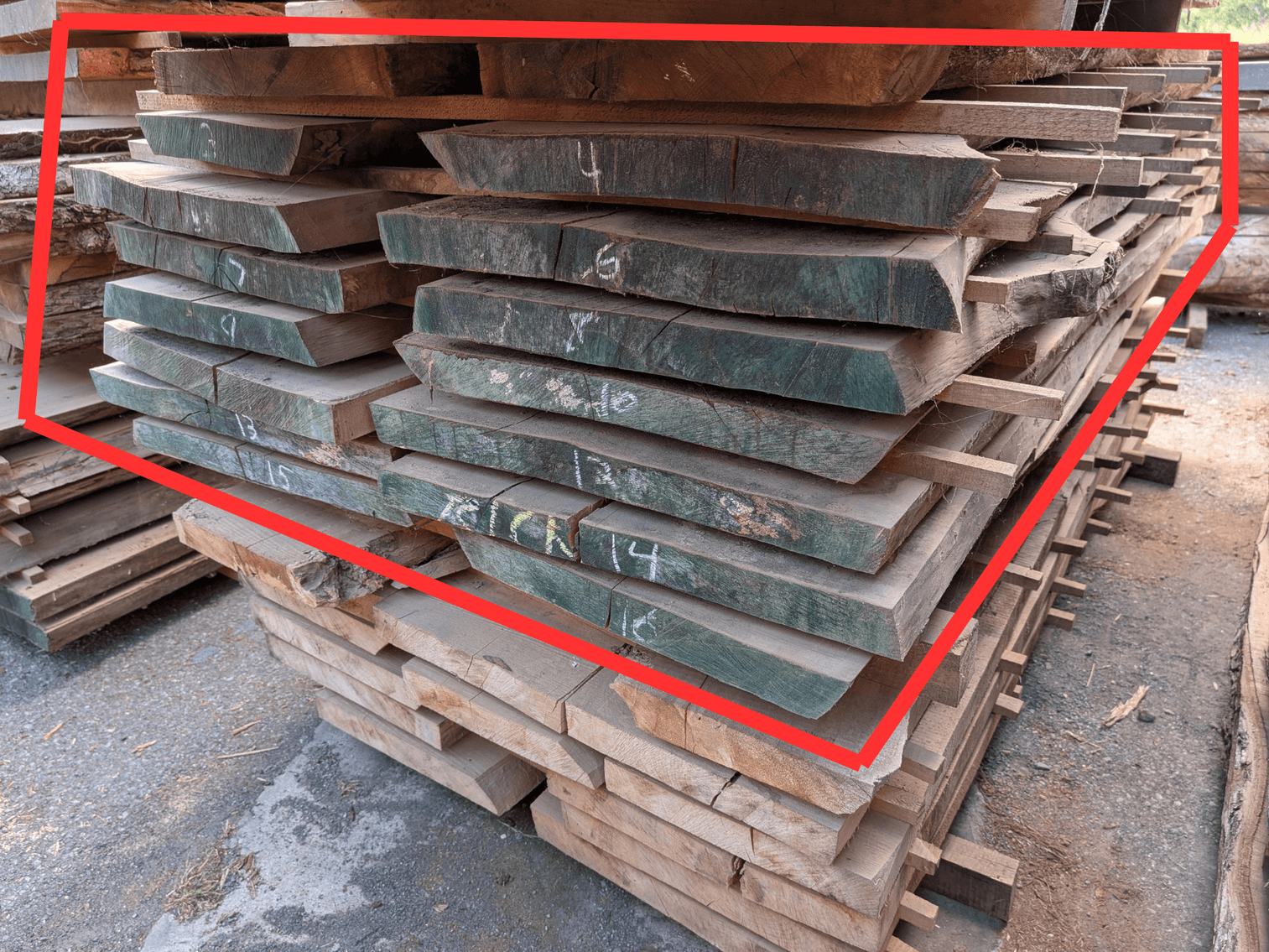 Image for Provenance Hardwoods LLC - Cut Slab Lumber Planks, Live Edge Planks, Mantle Blanks & Boards