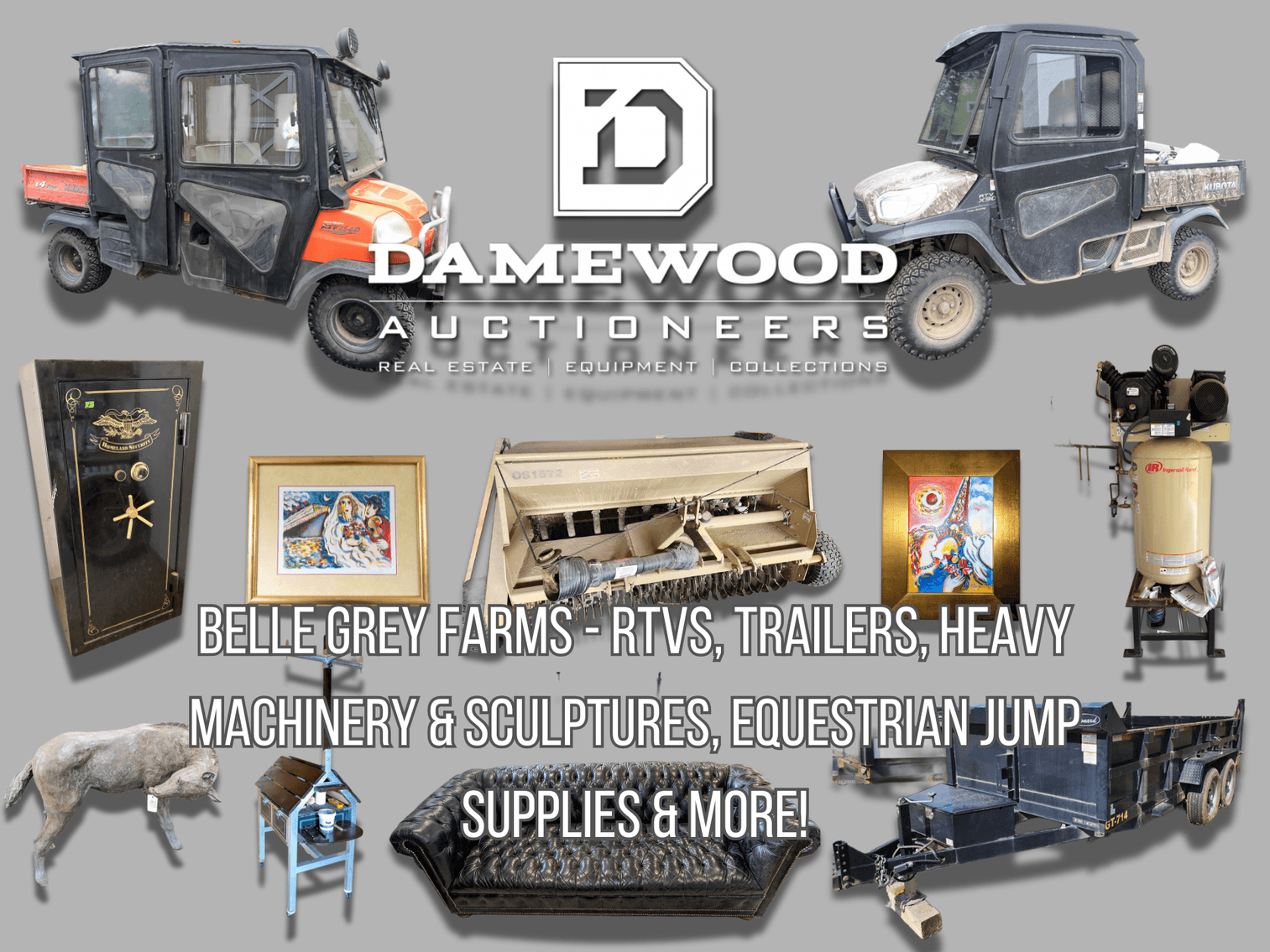 Image for Belle Grey Farm Equipment, Equestrian Jump Building Supplies, & Personal Property Sale - Virtual Auction