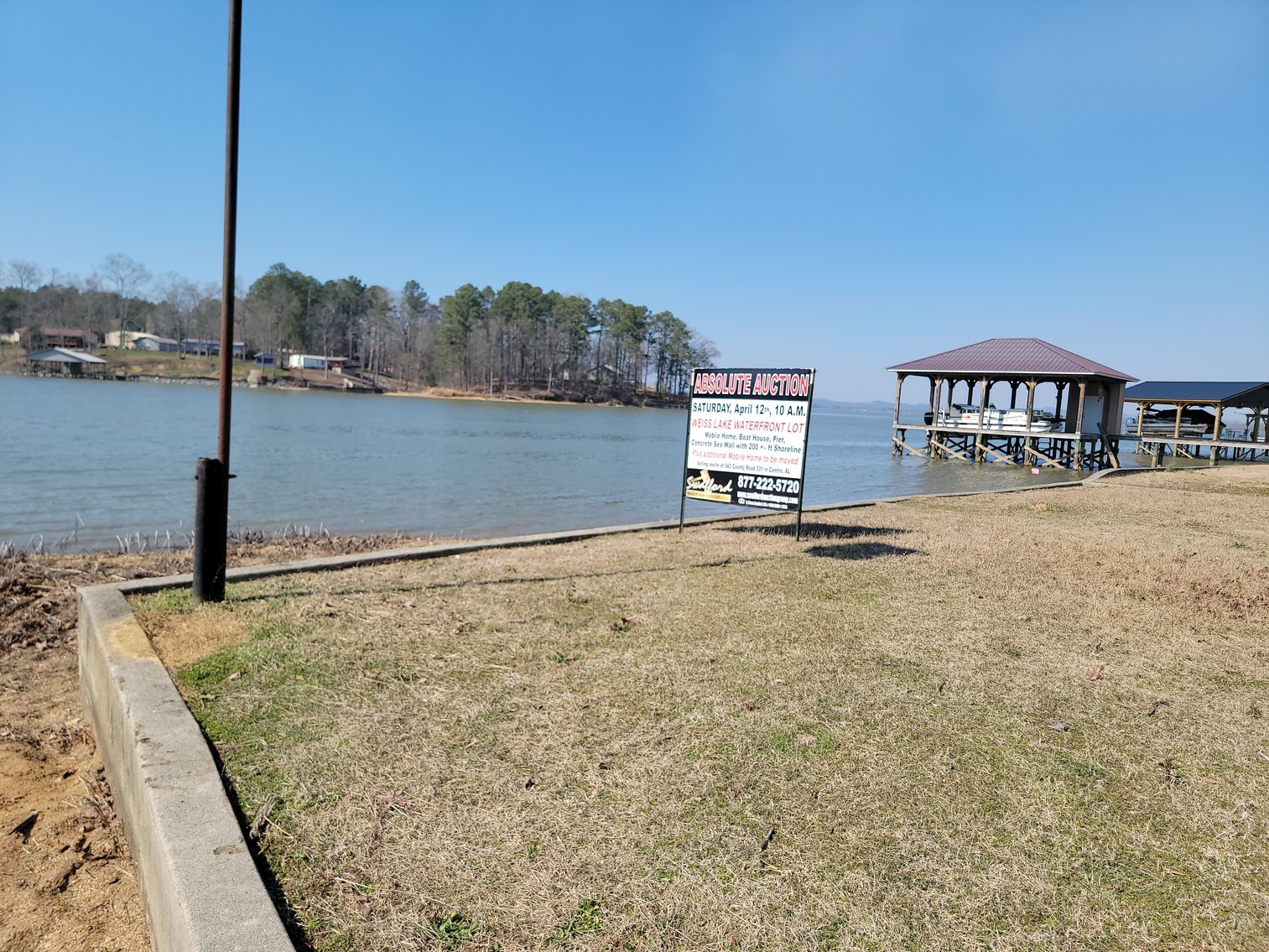 Image for ABSOLUTE AUCTION: WEISS Lake Waterfront near Alabama Belle Resort, 04.12.25
