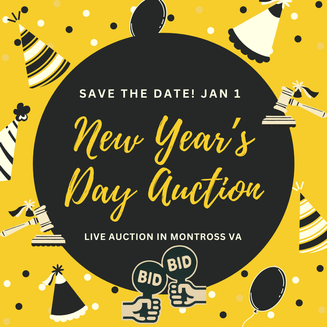Image for January 1, 2026 Annual LIVE New Year's Day Auction