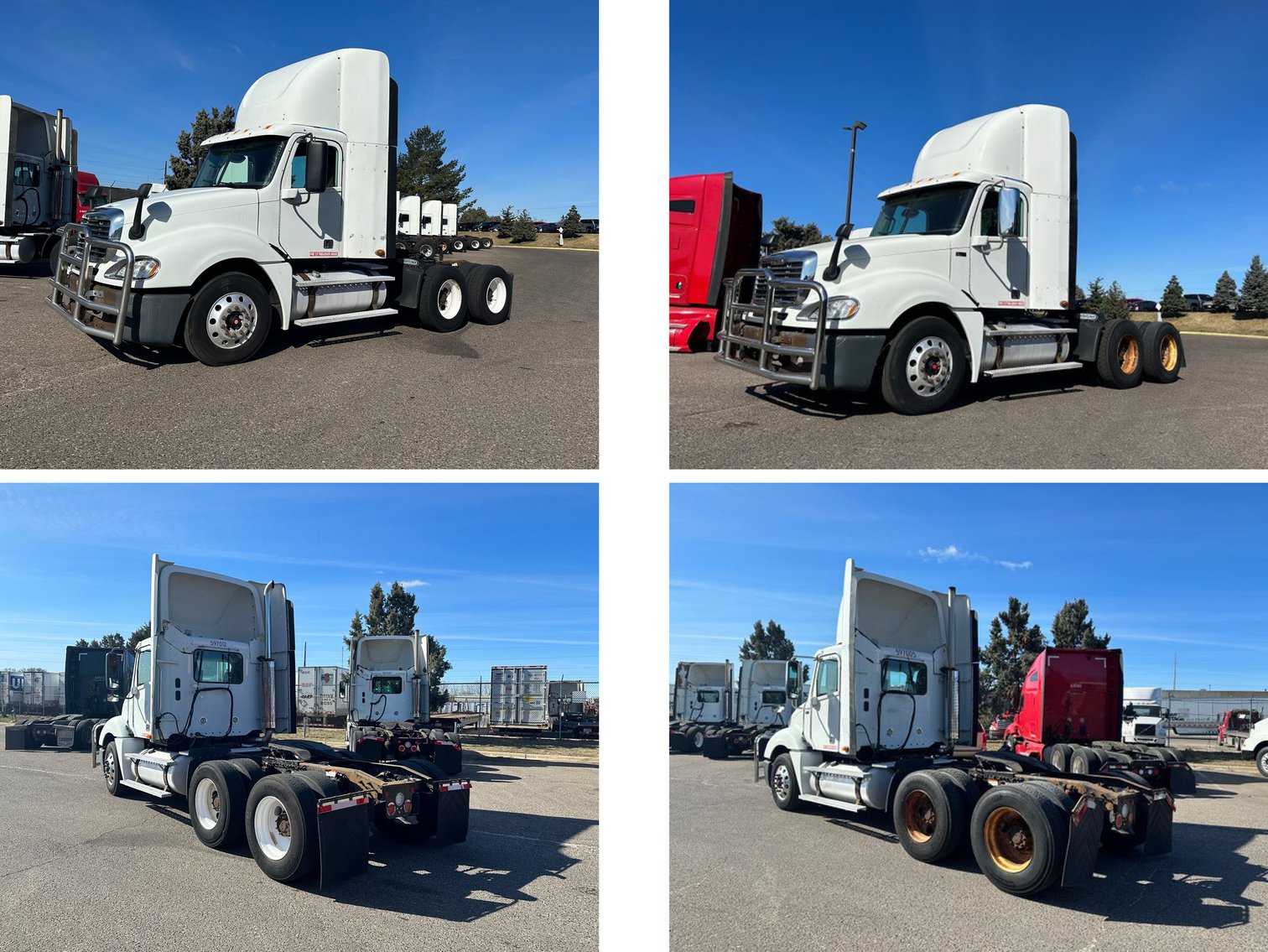 (2) 2017 Freightliner Columbia Day Cab Semis (Glider Kit)
