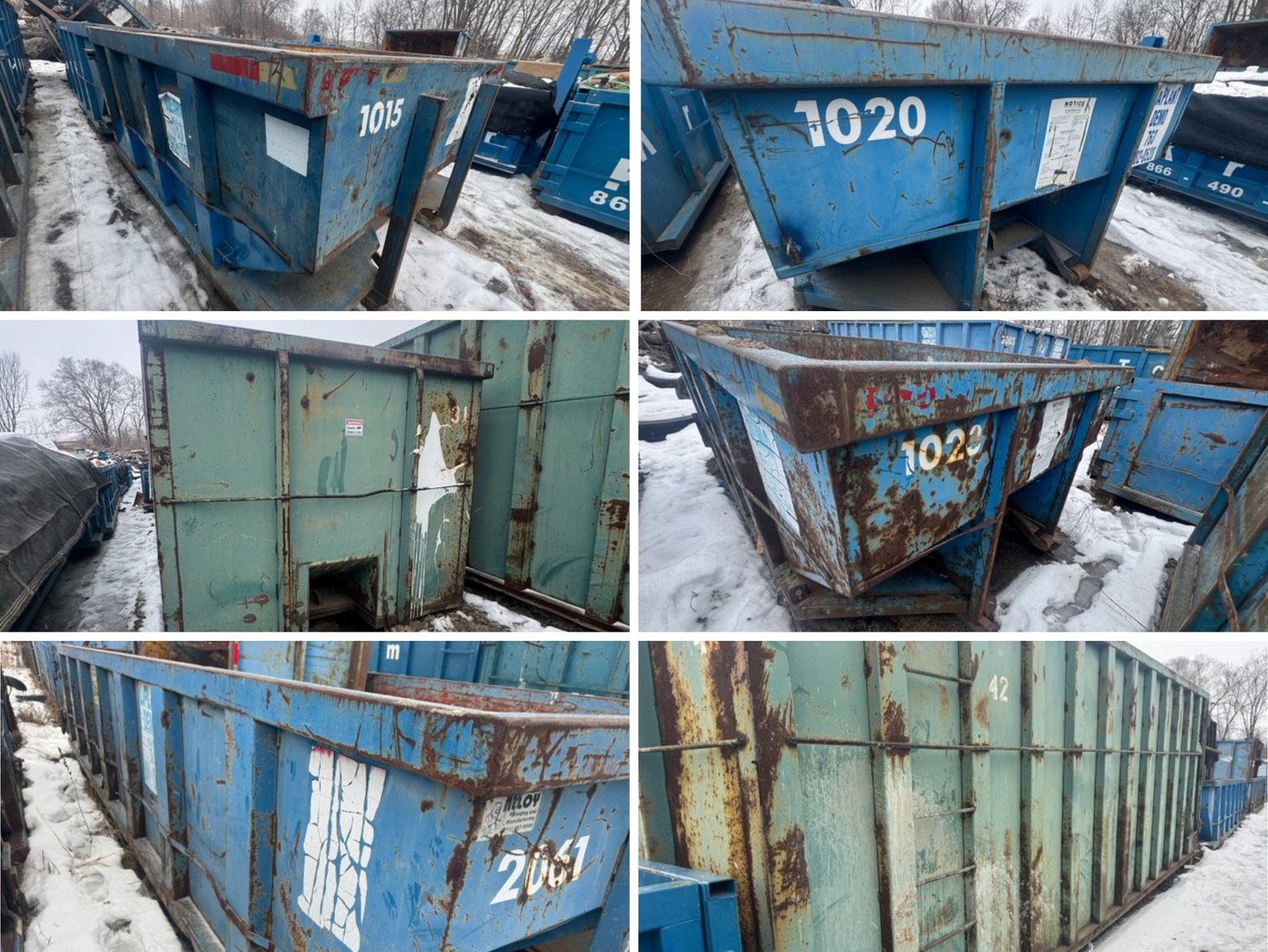 (14) Cable Dumpsters (154017)
