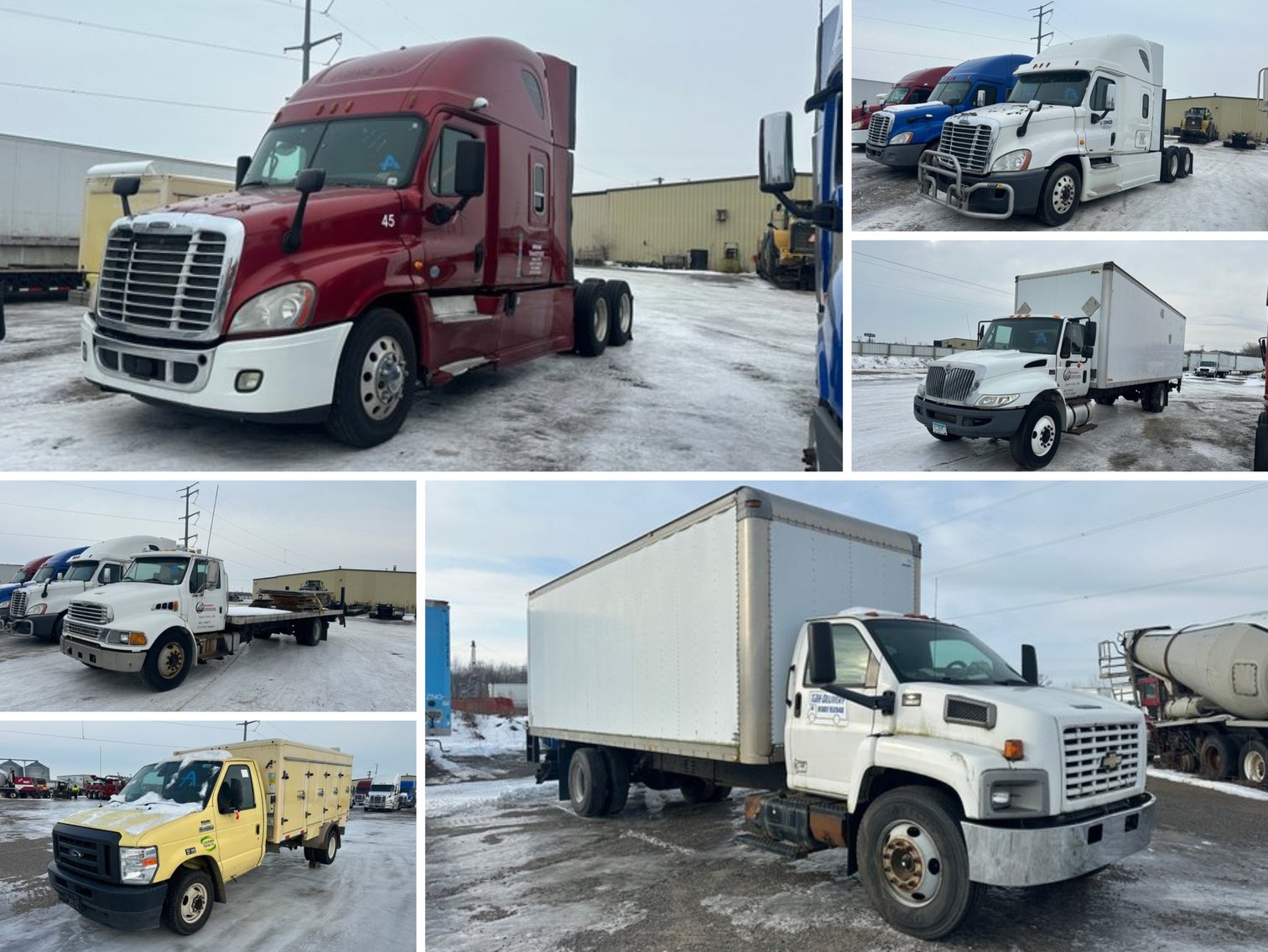 Semi & Box Truck Impound Auction in St. Cloud, MN (154220)