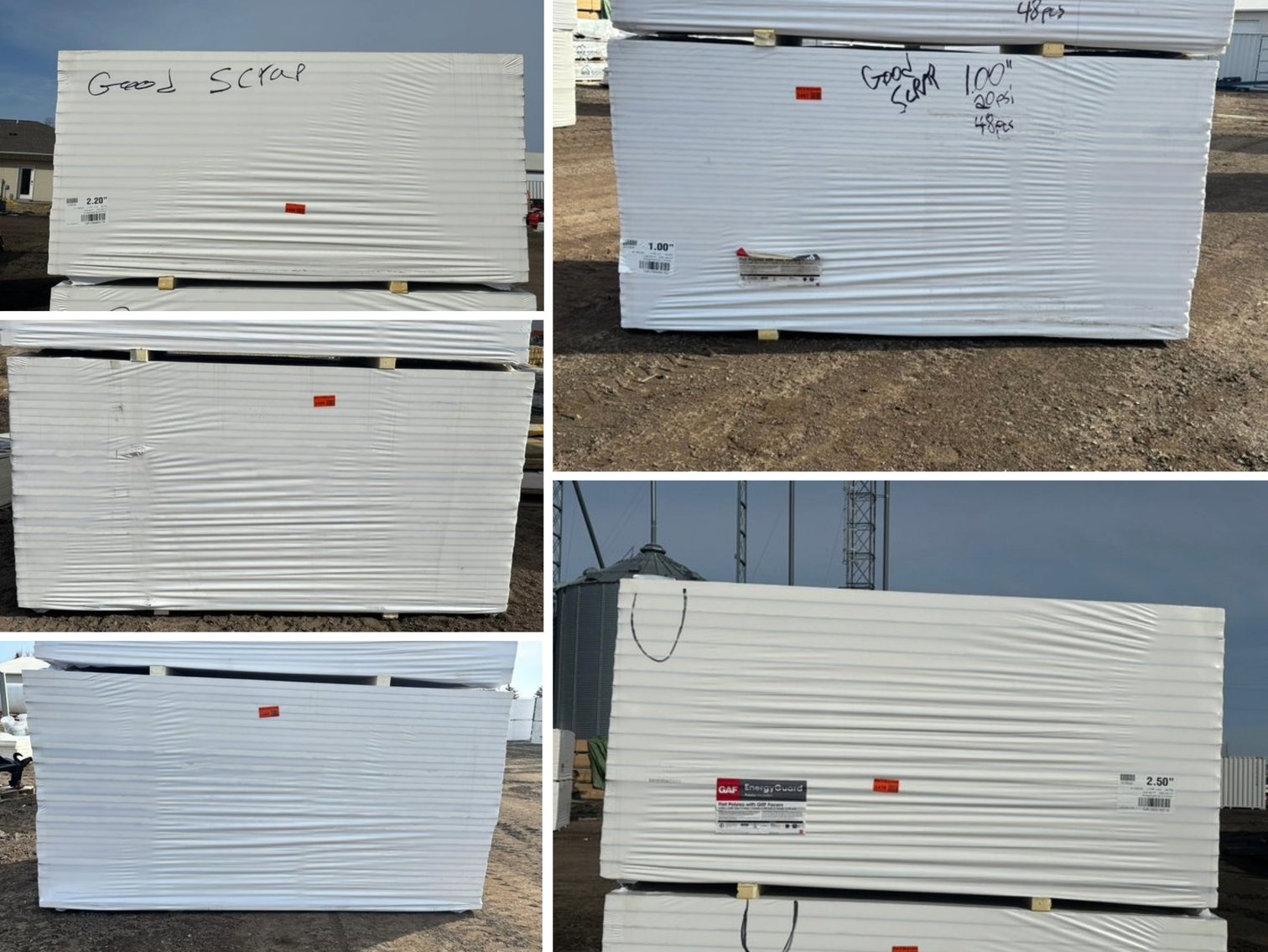 GAF EnergyGuard Polyiso Insulation: Flat & Tapered (158071)