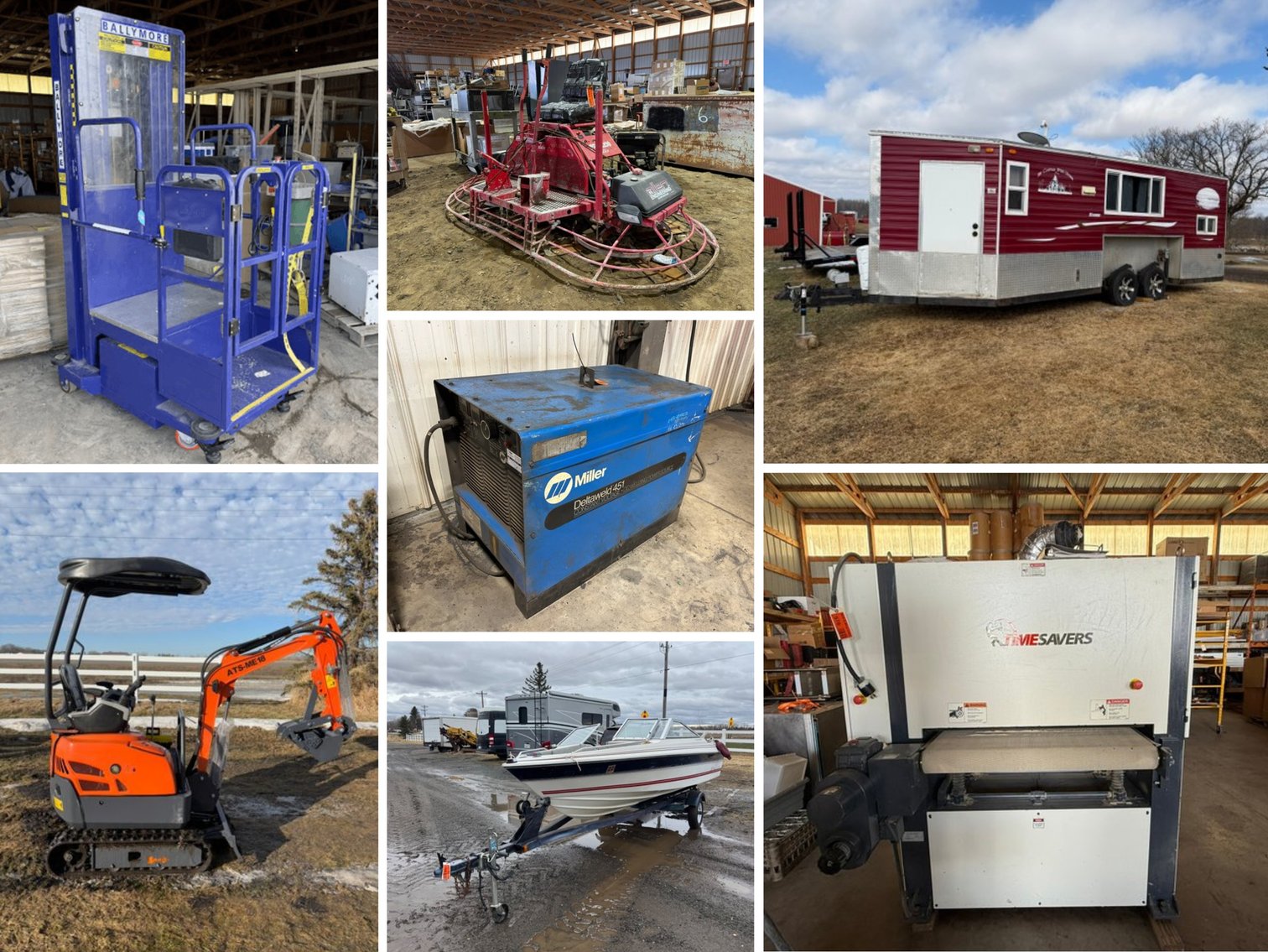 Multi-Business Surplus: Woodworking, Marine, Construction & Equipment