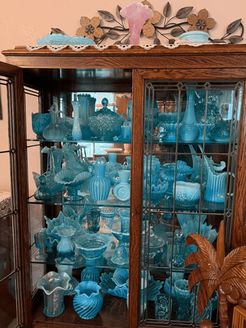 Lifelong Collection of Furniture, Collectibles & Glassware: Hummel, Fenton & Red Wing Pottery