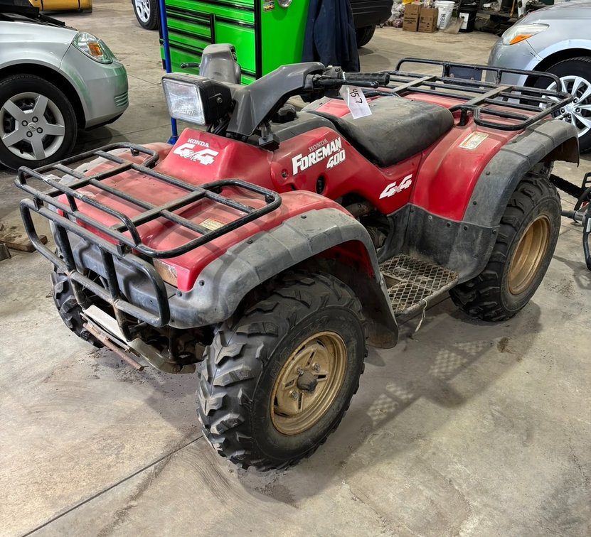 Impound Auction: Motorcycles, Honda 400 ATV
