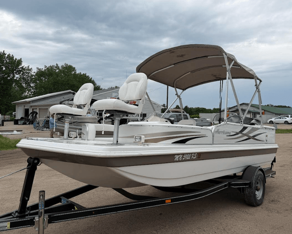 Image for 2010 Hurricane FD199 RE 19' Boat With 2010 Tennessee Trailer & Flow Boat Lift