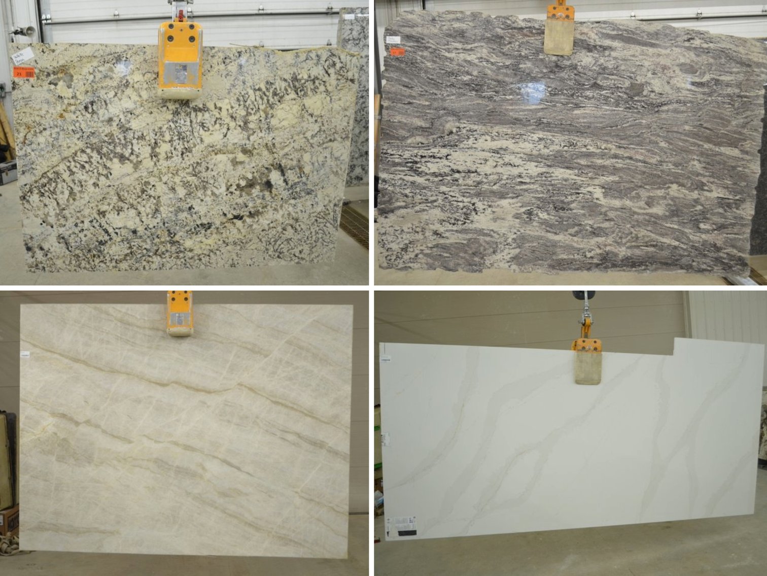 72 Slabs of Granite & Quartz Surplus to Ongoing Operations (138349)
