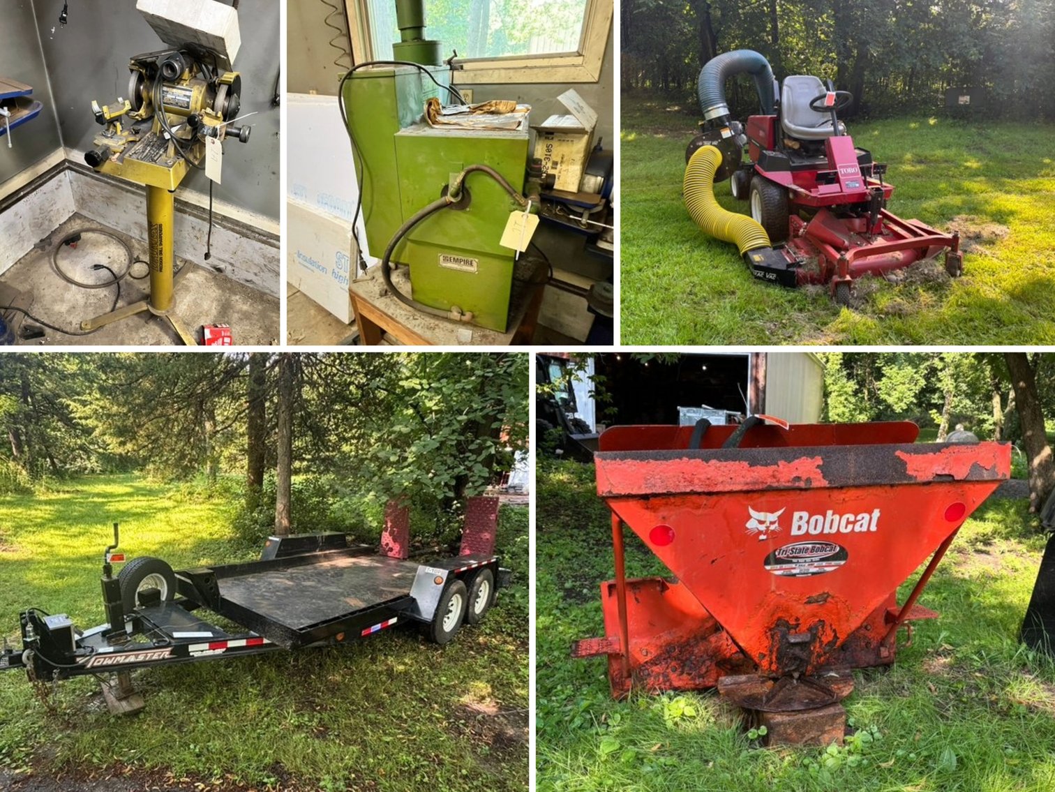 Elk River Estate: Mowers, Power Tools, Implements, Outdoor Equipment & More (145586)