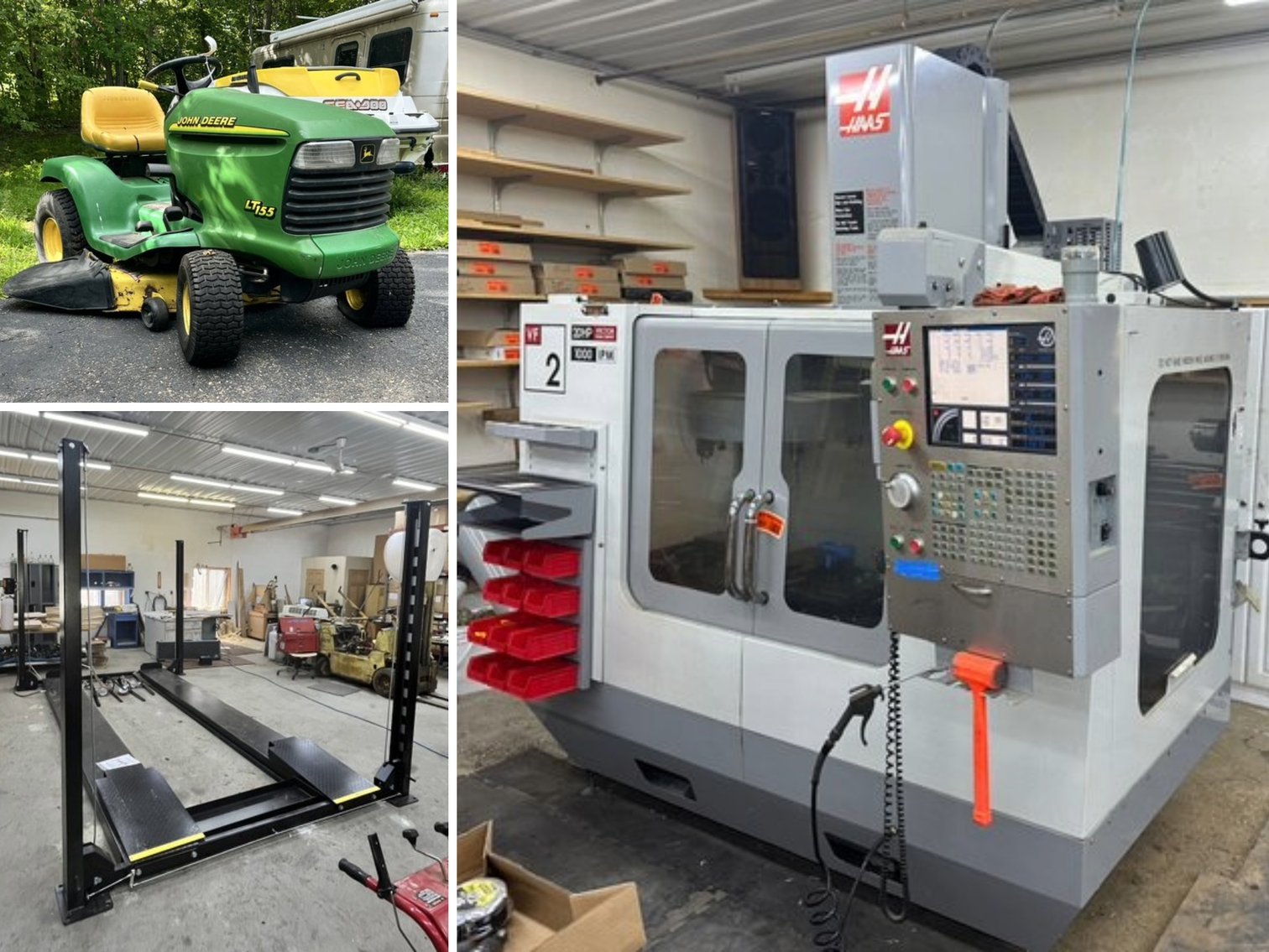 Complete In Home Shop & Equipment: CNC, Tools, Vehicles & More (148188)