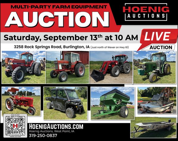 Multi-Party Farm Equipment Auction
